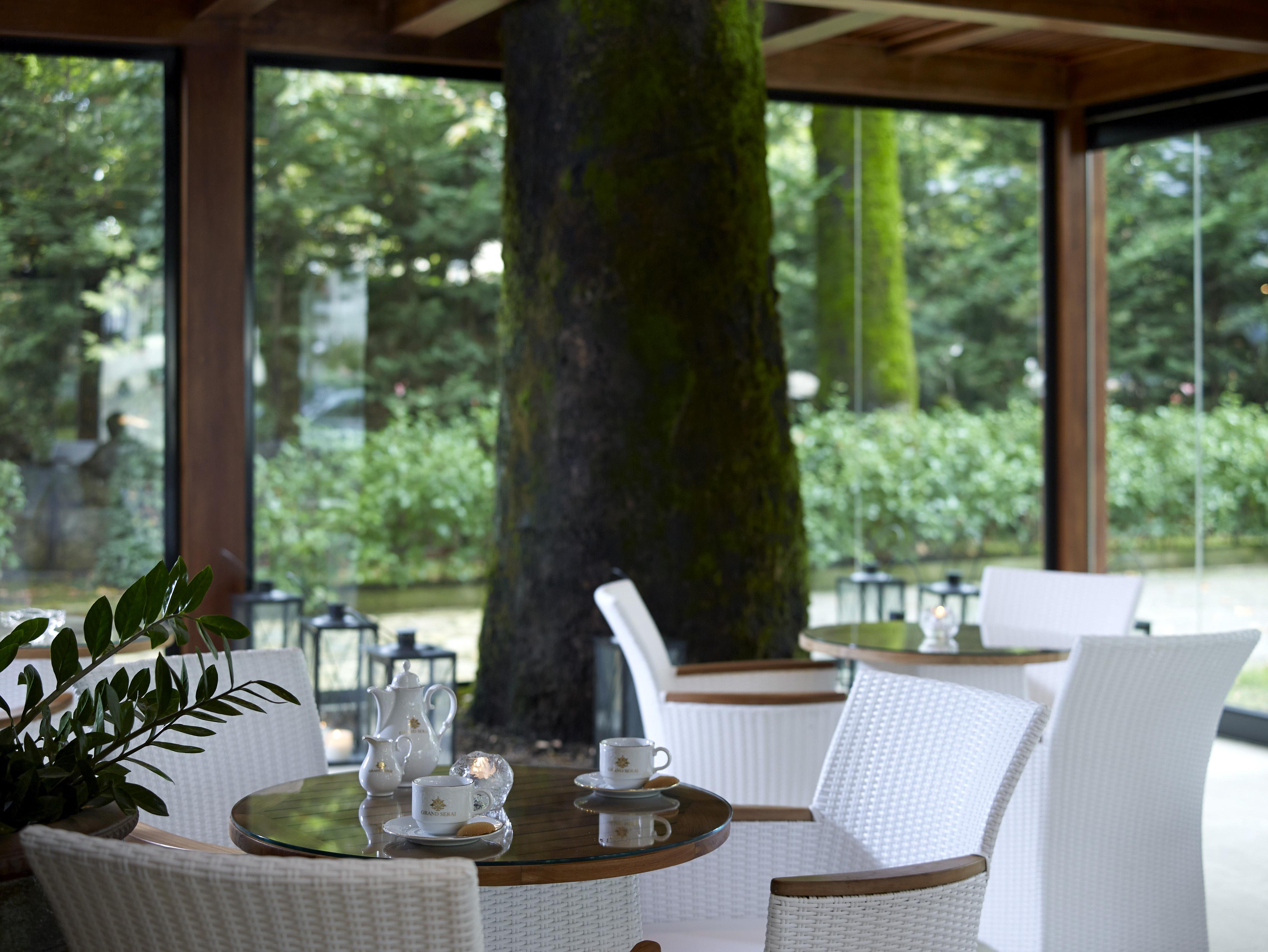 Grand Serai Congress And Spa Joánina Kültér fotó The restaurant