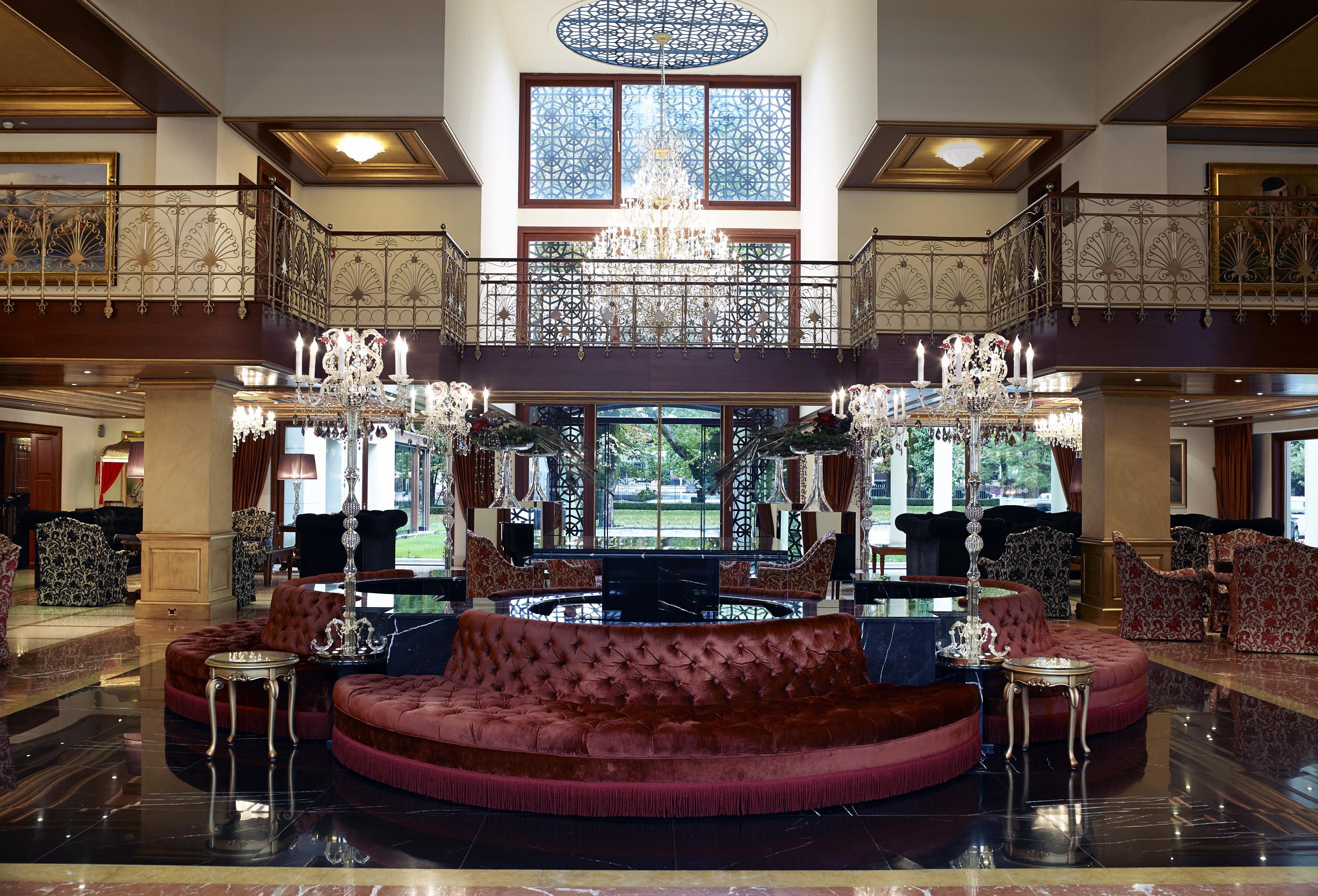 Grand Serai Congress And Spa Joánina Kültér fotó The lobby of the hotel